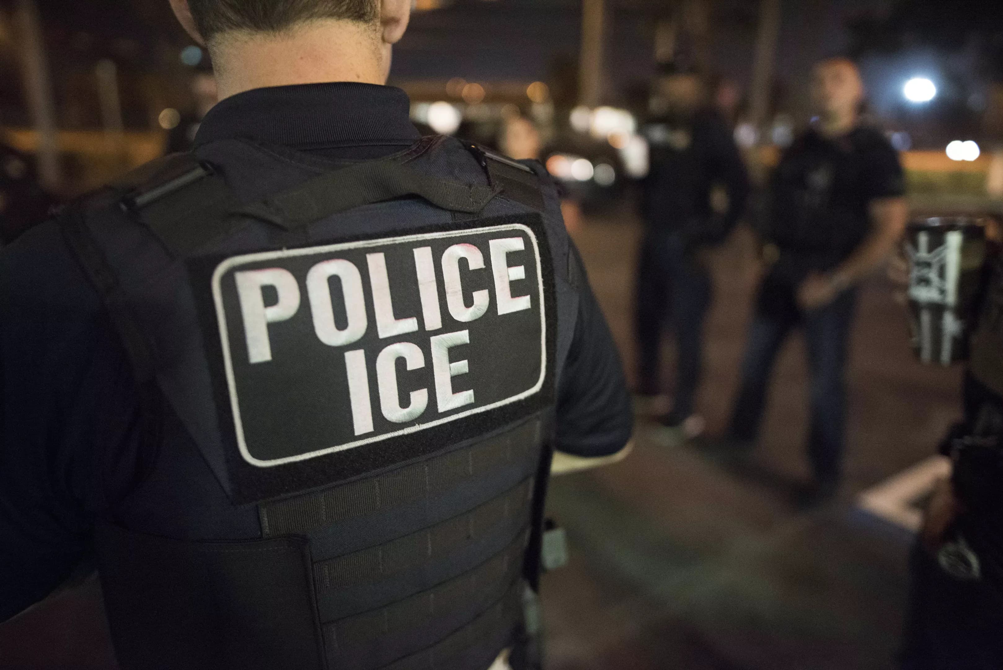 ICE agents detain Ecuadorian fugitive Xavier Jordán at NW 58th Street and NW 84 Avenue in Doral